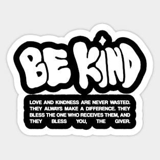 BE KIND Sticker